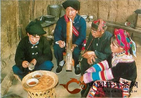 拉祜族 烤茶