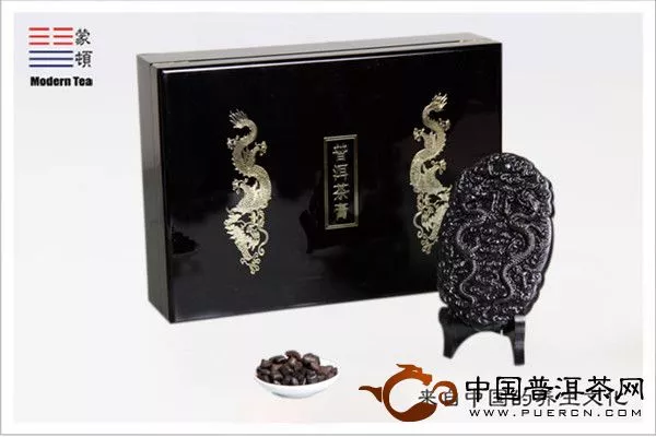 蒙顿普洱茶膏：二龙戏珠230g