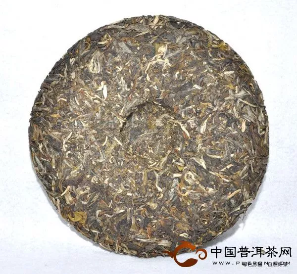 海灣茶廠2011年老同志普洱茶一號(hào)青餅400g