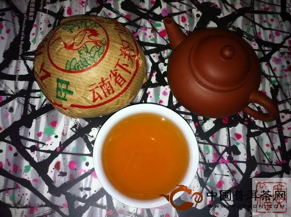 96年下關甲級沱茶湯色