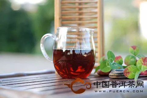 渥堆发酵工艺熟茶茶汤