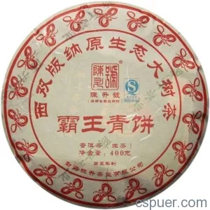 2013年陈升号  霸王青饼 400克 生茶 