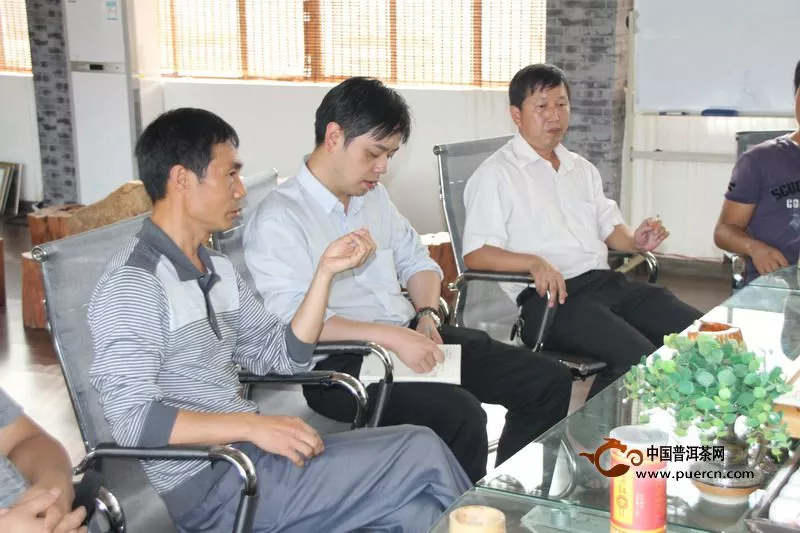 联想集团佳沃投资部考察勐海县茶叶产业  