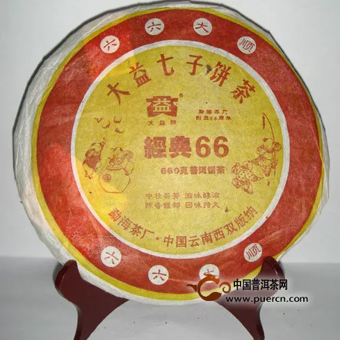 2006年大益經(jīng)典66熟茶