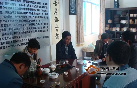 云南日报对滇红集团副总裁进行采访