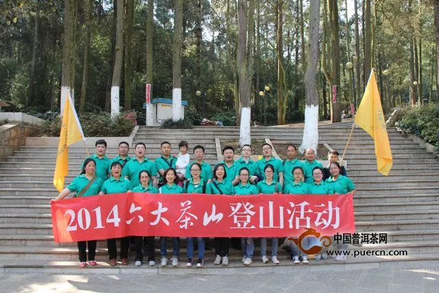 2014六大茶山组织员工登山活动