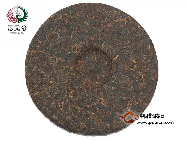 2013年云元谷若谷茶饼轻发酵熟茶