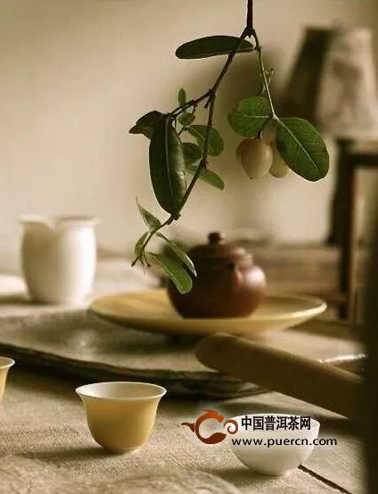 泡上一杯收藏經(jīng)年的普洱茶享受生活