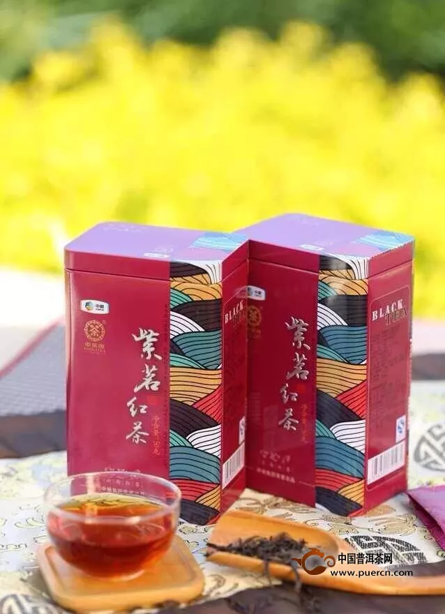 中茶牌：珍稀品种“紫茗“红茶，精选紫鹃春季嫩芽，风味独特，即将上市