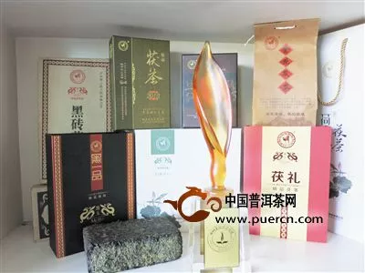 駱駝九龍黑茶獲2014第七屆茶品牌“金芽獎(jiǎng)”