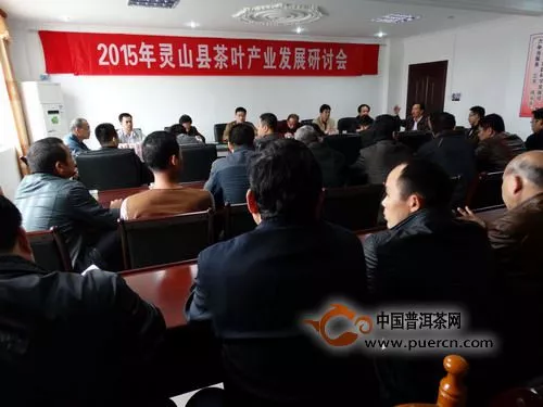 灵山县召开2015年茶叶产业发展研讨会