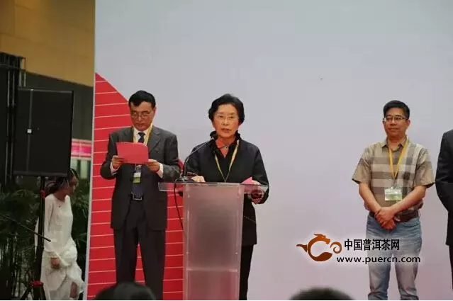 上海市商业联合会会长任文燕宣布开幕