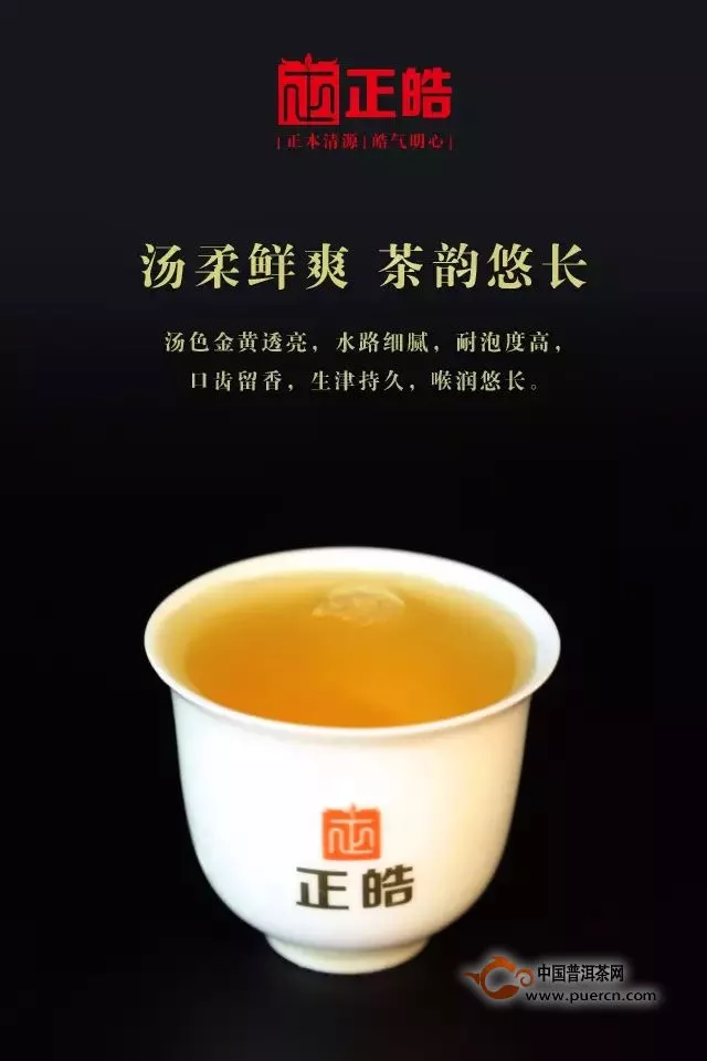 正皓教材型茶品巴达山纯料茶汤
