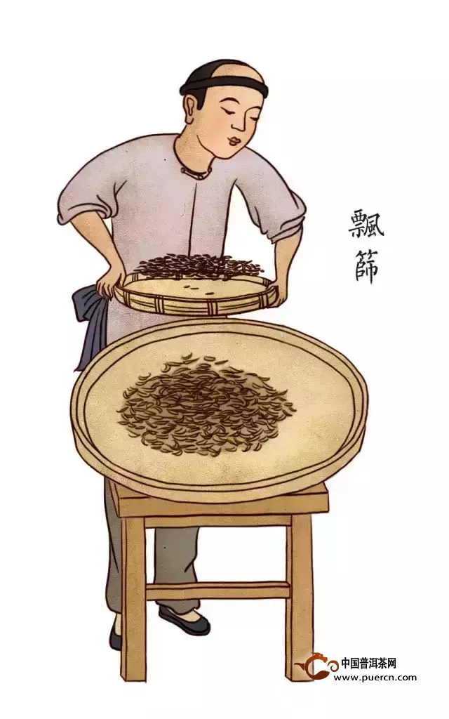 祁红传统手工制作流程图
