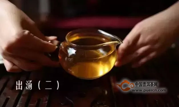 普洱茶沖泡出湯