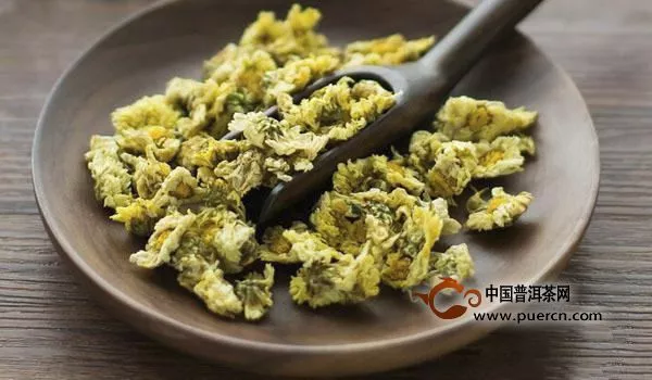 菊花普洱茶的做法