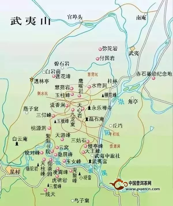 中国茶地域分布图青茶产区