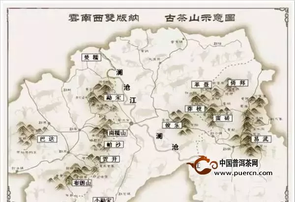 中国茶地域分布图黑茶产区