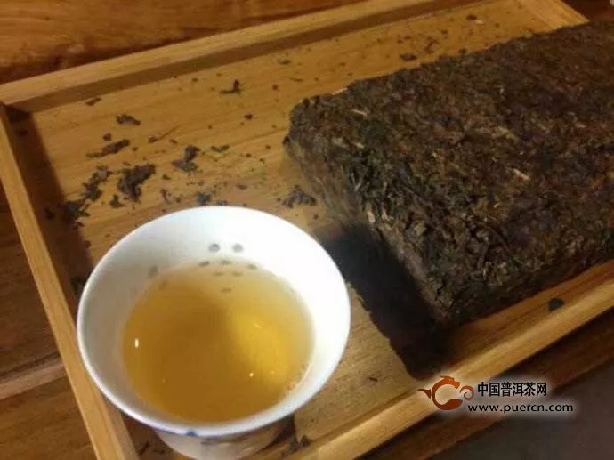 安化黑茶的浓淡度和饱和度