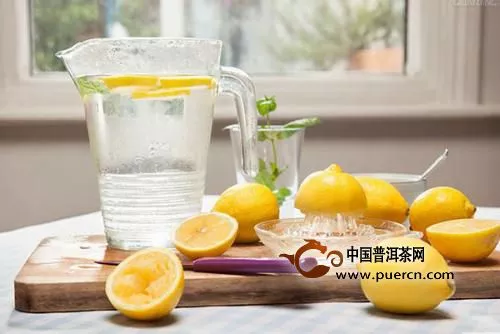 柠檬普洱茶的制作方法