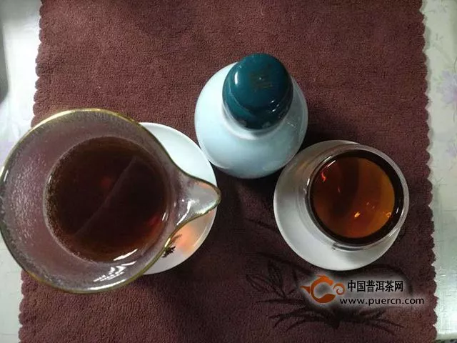 茶膏——易武春晓熟茶测评 蒙顿出品