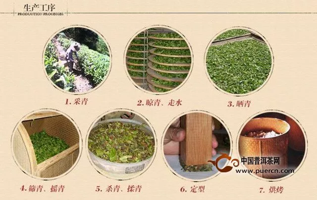 漳平水仙茶制作流程