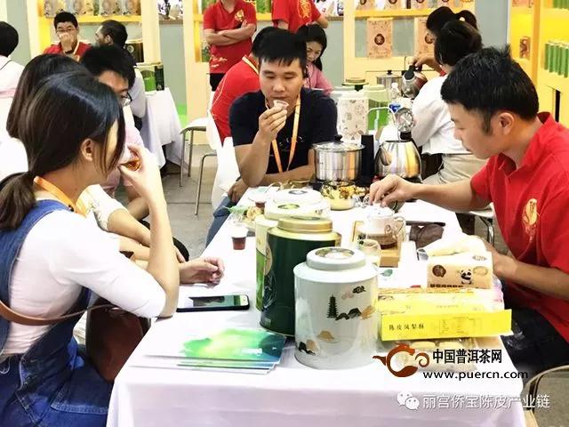 陈皮、柑普茶飘香两岸  侨宝亮相厦门茶博会受欢迎