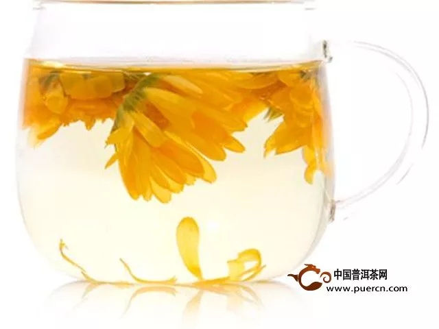 金盏花茶泡法