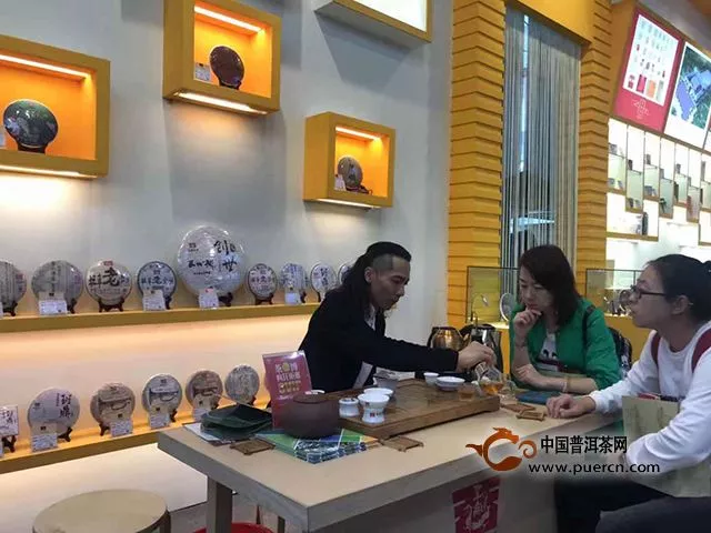 圣和茶业2018广州秋季茶博会现场