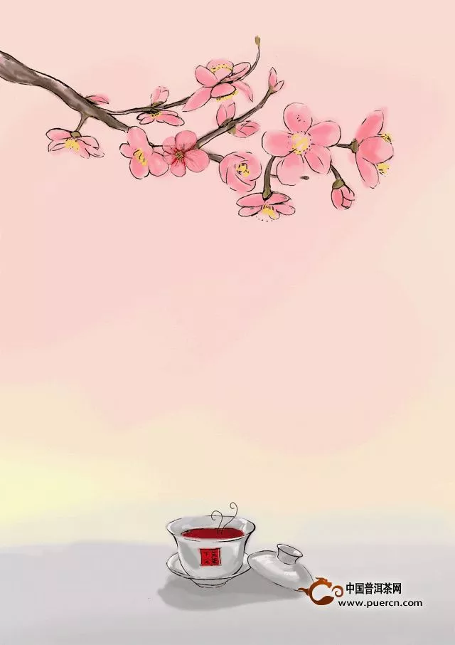 下关梅花饼茶-胭脂点春暗香来