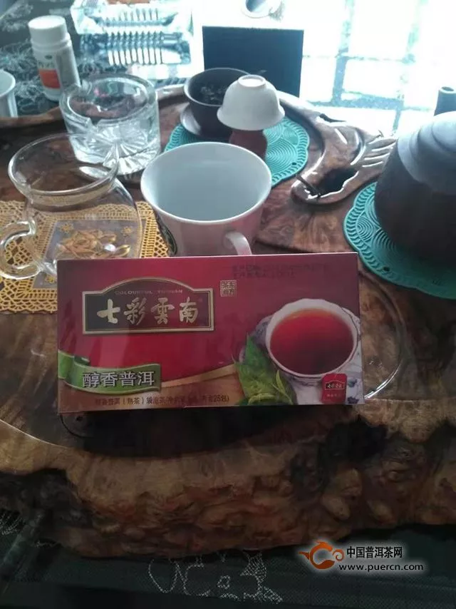 2018年七彩云南醇香袋泡茶熟茶50克试用评测
