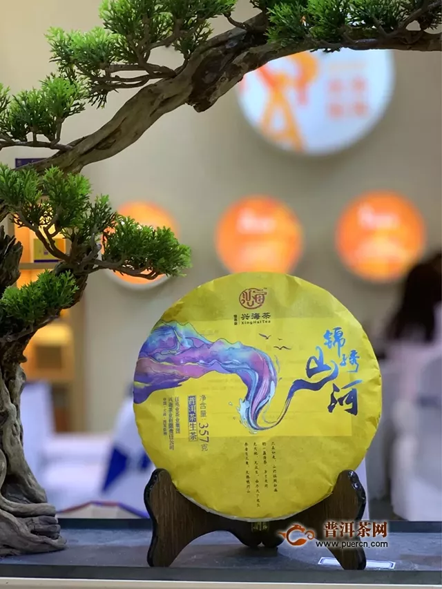 兴海茶两款新品亮相2019郑州茶博会