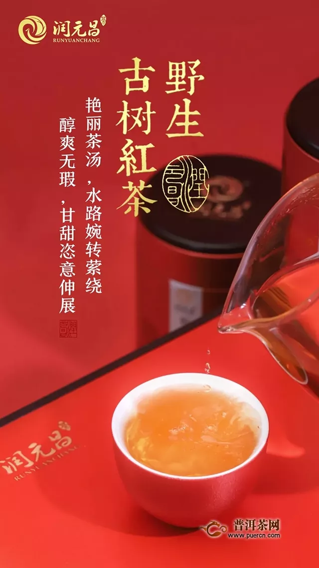 润元昌新品上市∣温柔中带点野，爆款红茶贵气十足！