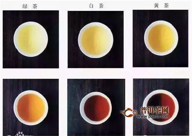 红茶、白茶、黑茶、青茶、黄茶和黑茶是平等关系