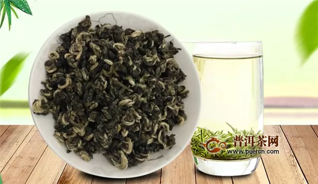 洞庭湖碧螺春绿茶表明了碧螺春的产地和所属茶类