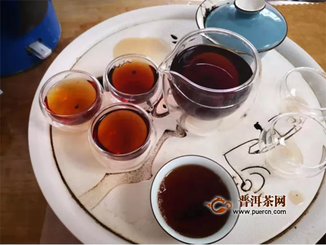 2014年中茶普洱玉润紫天熟茶试用报告