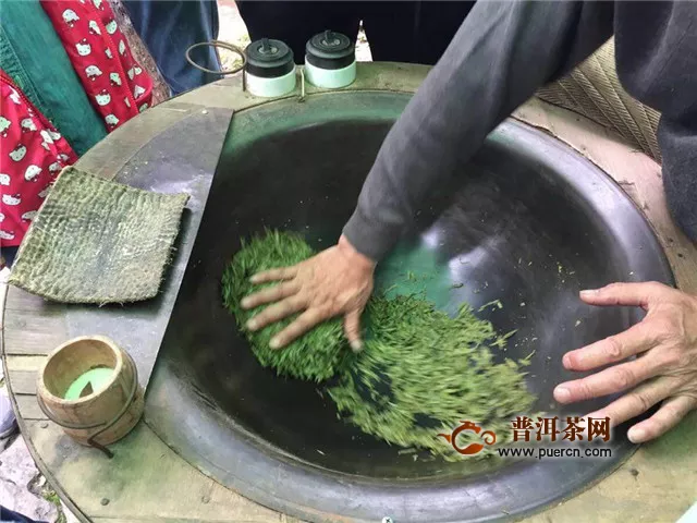 信陽毛尖制作過程，