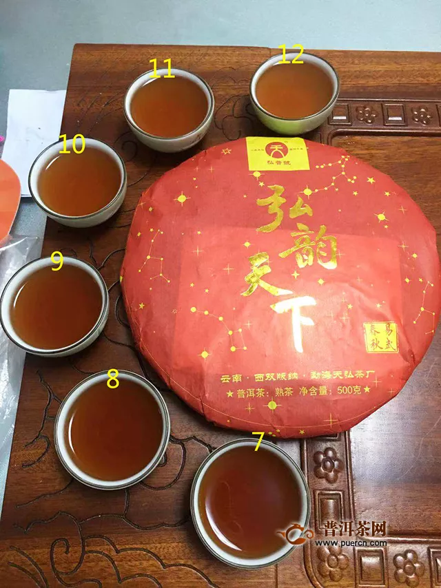 2018年天弘 弘韵天下熟茶500克试用报告