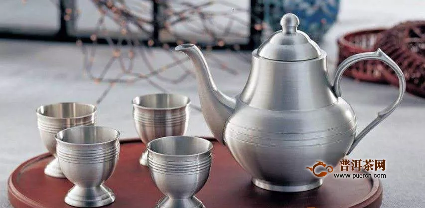 金属茶具的现代茶具