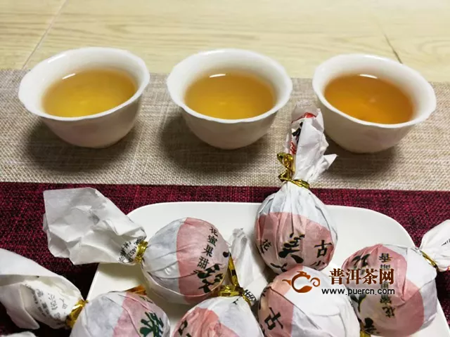 2019年勐海本木古茶業(yè)古小白美人珠：小小美人珠,飲而忘塵俗