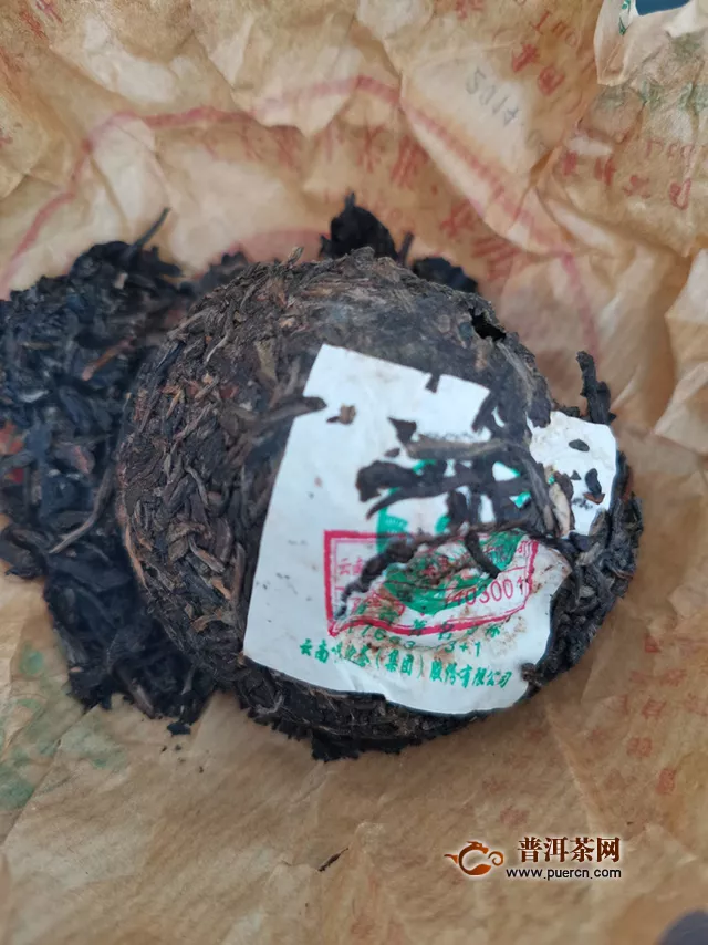 清新淡雅，口粮经典：2014年下关沱茶绿盒甲级沱茶