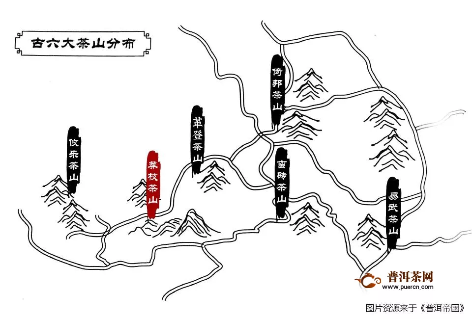 书院熟茶千堆第69期，古六茶山之莽枝，纵横千亩的古茶园