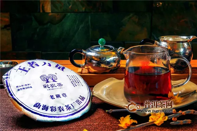 彩农茶：新发酵熟茶，放几年再喝