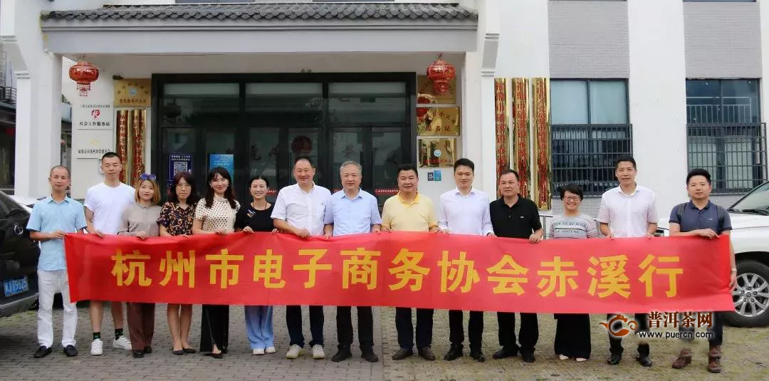 杭州市电商协会一行考察福鼎白茶产业