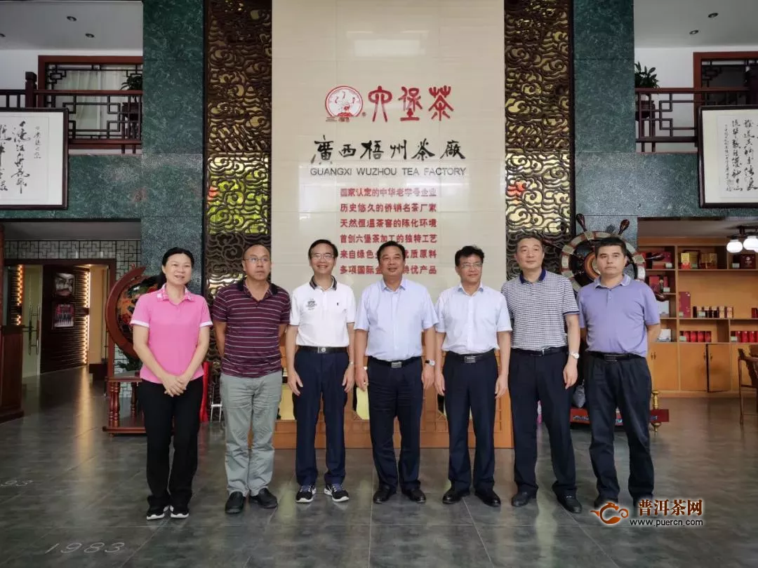 桂林市人大常委会调研组到梧州市考察六堡茶产业